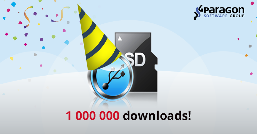 NTFS & HFS for Android app has reached 1 000 000 installs on Google Play!